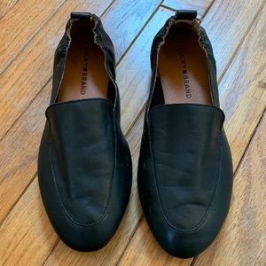 Lucky Brand Morissie Loafer Black Leather - Size 7-1/2